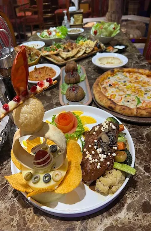 Alqasr Aldimashqi Restaurant - Ajman Alqasr Aldimashqi Restaurant Ajman Dubai Platter