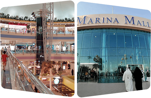 Shopping Malls in Abu Dhabi (UAE)
