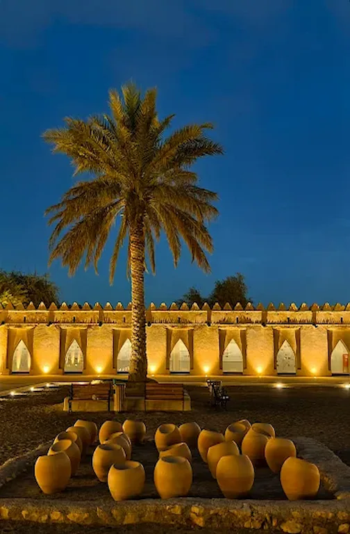 Al Jahili Fort - Al Ain Al Jahili Fort Night View