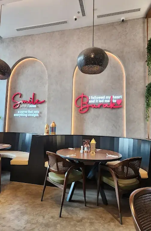 Czn Burak Burger - Dubai Hills Mall Czn Burak Burger Restaurant interior Dubai Hills Mall
