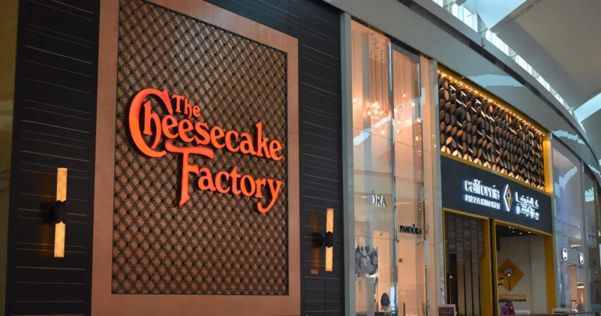 Restaurants in Mall Of Emirates The Cheesecake Factory restaurant mall of emirates