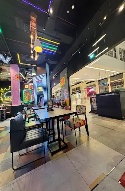 Catch22 - Dubai Hills Mall catch 22 Restaurant Interior Look dubai hills mall