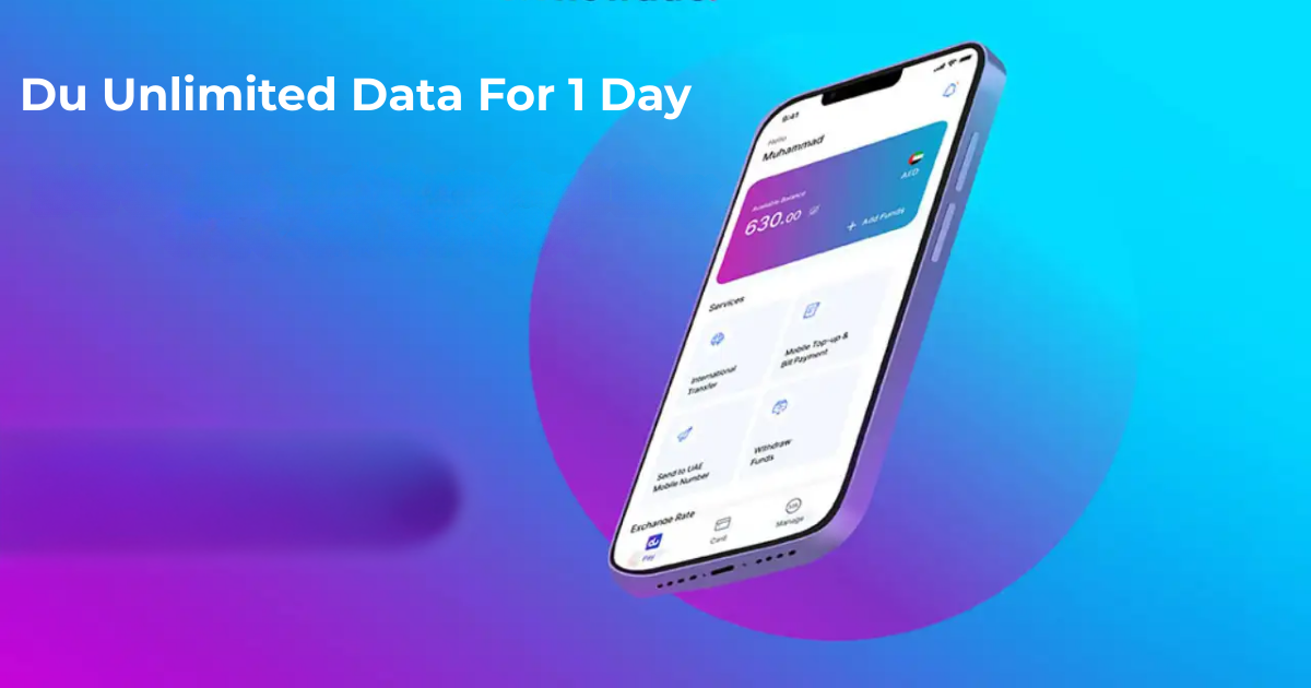 Du Unlimited Data 1 Day