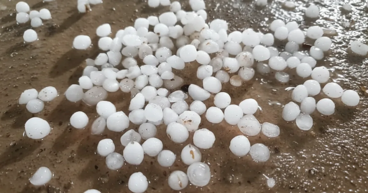 Rare Hailstorm in Ras Al Khaimah