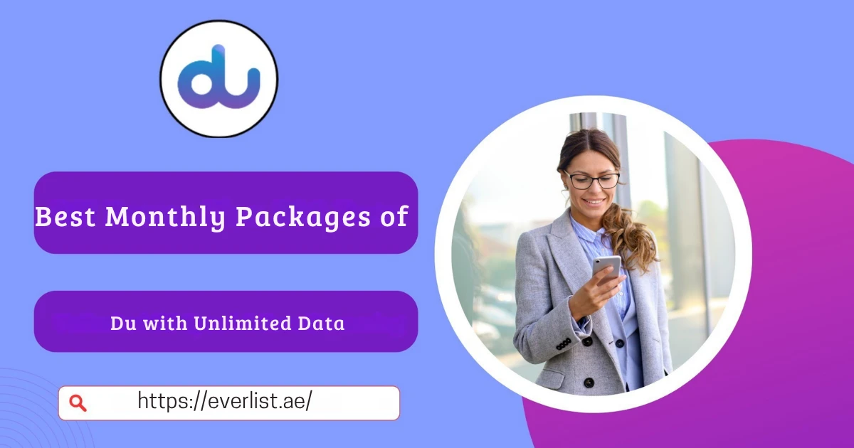 Best Monthly Packages of Du with Unlimited Data