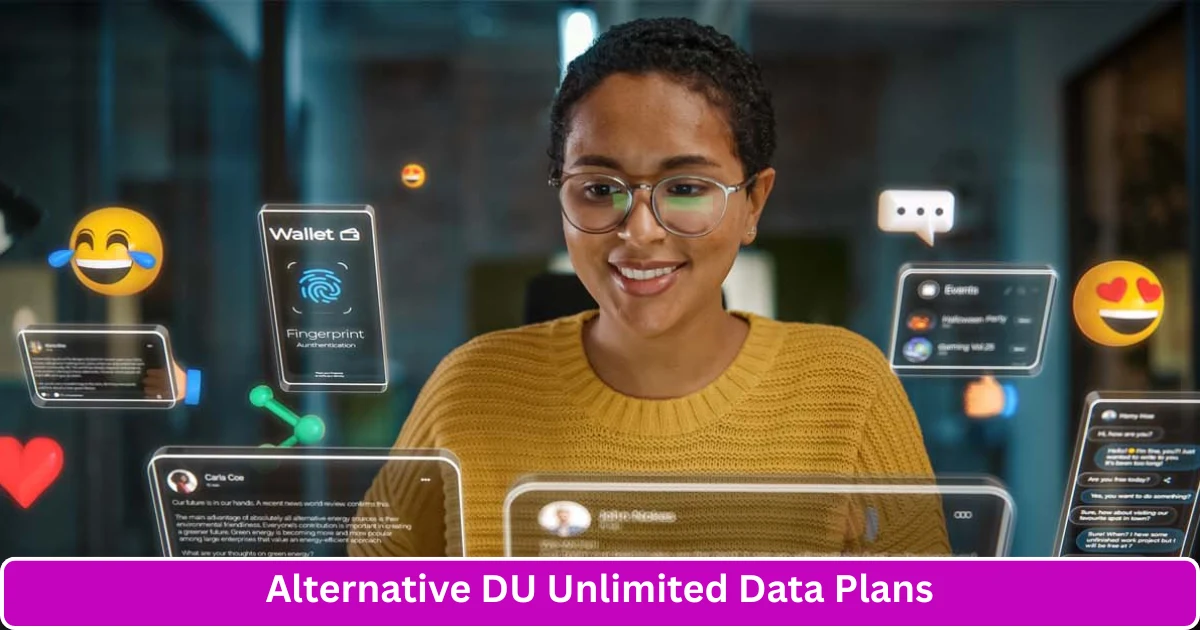 Alternative DU Unlimited Data Plans