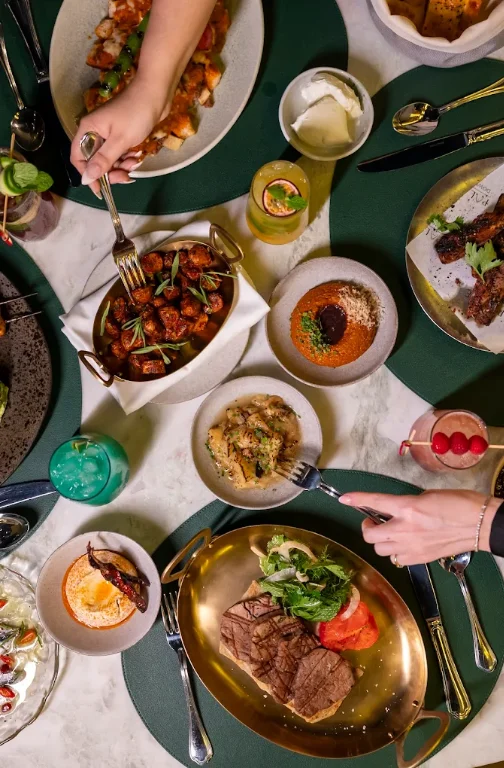 Ewaan - Downtown Dubai Ewaan Restaurant Dining Tbale Food Downtown Dubai