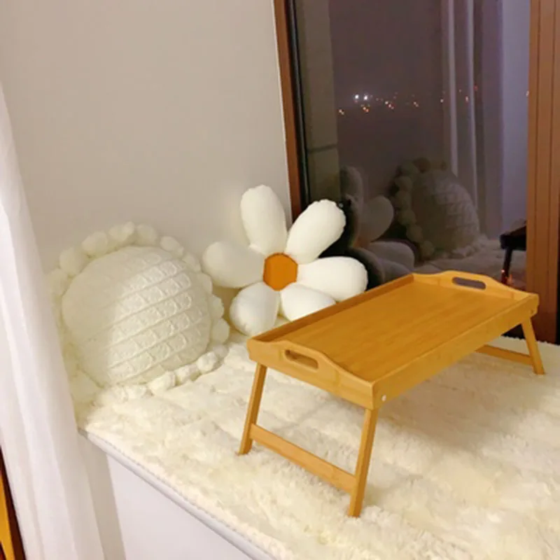 50cm Computer Desk Window Table Foldable Laptop Stand Breakfast Plate Bed Tray Cozy Bedside Bay Room Desks Bedroom Furniture 50cm Computer Desk Window Table Foldable Laptop Stand Breakfast Plate Bed Tray Cozy Bedside Bay Room Desks Bedroom Furniture - Image 4