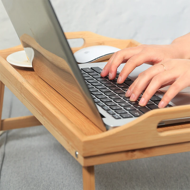 50cm Computer Desk Window Table Foldable Laptop Stand Breakfast Plate Bed Tray Cozy Bedside Bay Room Desks Bedroom Furniture 50cm Computer Desk Window Table Foldable Laptop Stand Breakfast Plate Bed Tray Cozy Bedside Bay Room Desks Bedroom Furniture - Image 6