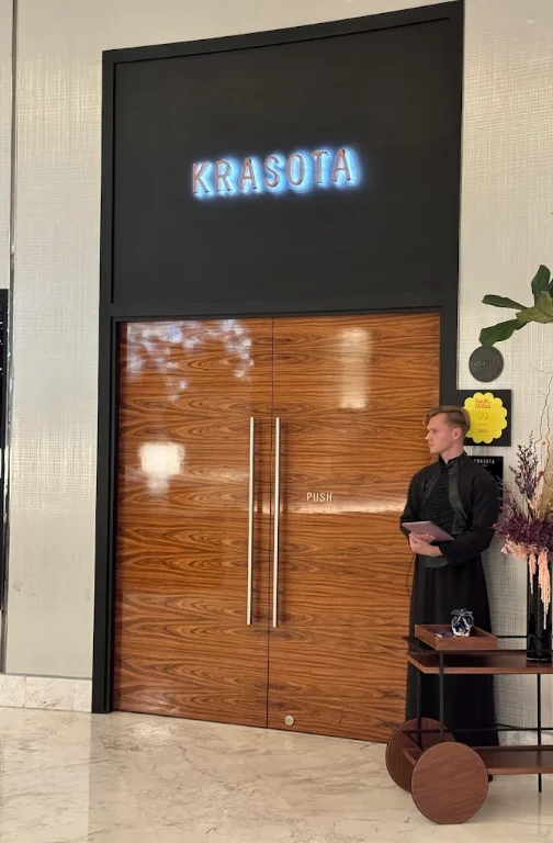 Krasota Dubai Restaurant - Downtown Dubai Krasota Dubai Restaurant Enter Gate