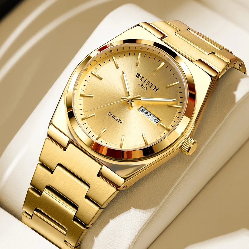 WLISTH Luxury Men Watch Waterproof Fashion Business Watch Stainless Steel Watch For Man Casual Quartz Watches Male Sport reloj WLISTH Luxury Men Watch Waterproof Fashion Business Watch Stainless Steel Watch For Man Casual Quartz Watches Male Sport reloj - Image 3