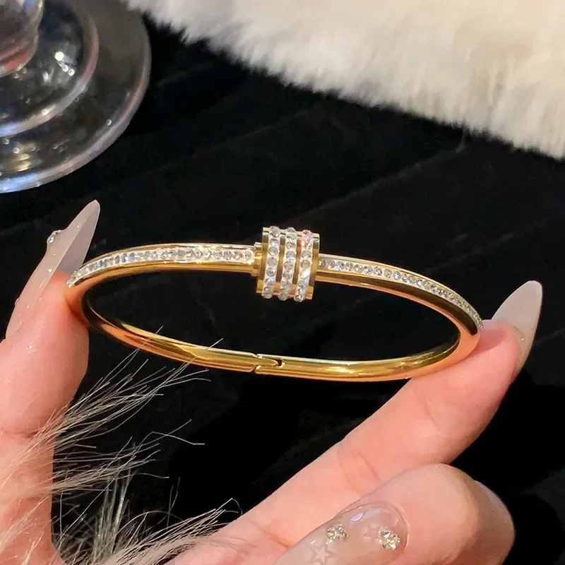 Silver Color Stainless Steel Colorfast Bracelets Skyful Star Bracelet Set for Women Fashion Light Luxury Jewelry Gifts Wholesale Silver Color Stainless Steel Colorfast Bracelets Skyful Star Bracelet Set for Women Fashion Light Luxury Jewelry Gifts Wholesale - Image 15