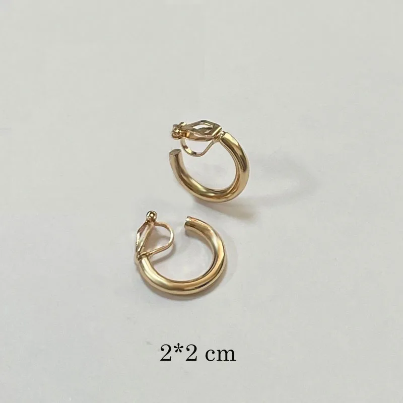 Trendy Korean Minimalist Statement Clip Earrings Jewelry Elegant Gold Color Goemtric Clip Earrings Without Piercing for Women Trendy Korean Minimalist Statement Clip Earrings Jewelry Elegant Gold Color Goemtric Clip Earrings Without Piercing for Women - Image 10