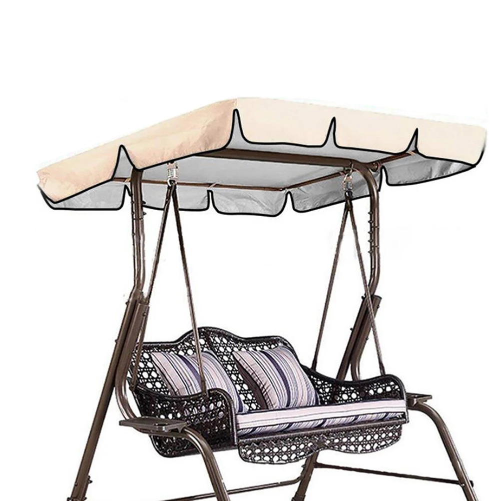 Outdoor Swing Chair Canopy Courtyard Waterproof Swing Garden Patio Furniture Dust Cover Dustproof Swing Sunshade Outdoor Swing Chair Canopy Courtyard Waterproof Swing Garden Patio Furniture Dust Cover Dustproof Swing Sunshade - Image 2