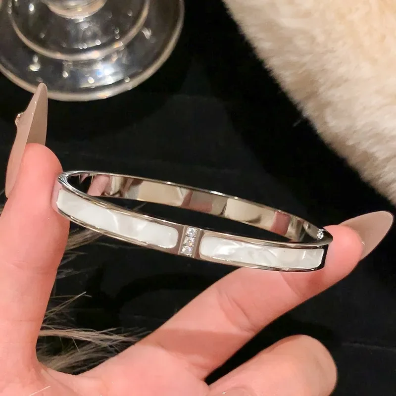Silver Color Stainless Steel Colorfast Bracelets Skyful Star Bracelet Set for Women Fashion Light Luxury Jewelry Gifts Wholesale Silver Color Stainless Steel Colorfast Bracelets Skyful Star Bracelet Set for Women Fashion Light Luxury Jewelry Gifts Wholesale - Image 7