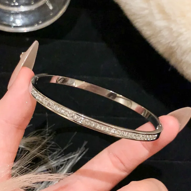 Silver Color Stainless Steel Colorfast Bracelets Skyful Star Bracelet Set for Women Fashion Light Luxury Jewelry Gifts Wholesale Silver Color Stainless Steel Colorfast Bracelets Skyful Star Bracelet Set for Women Fashion Light Luxury Jewelry Gifts Wholesale - Image 8
