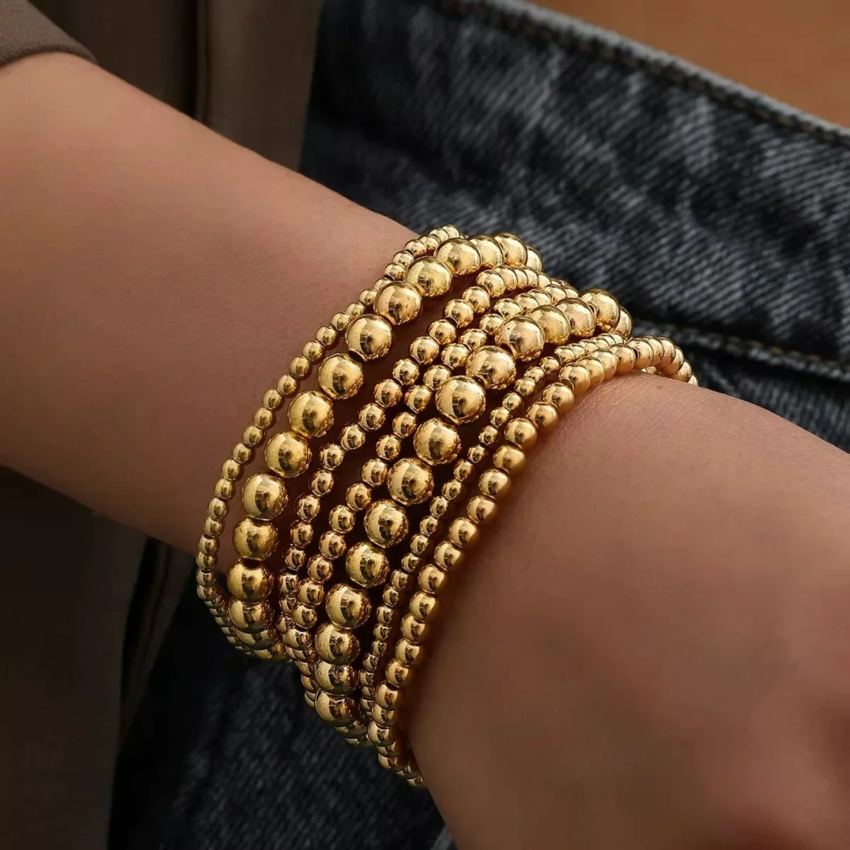 3 Pcs/set Geometric Twisted Lines Irregular Shaped Open Cuff Bracelet and Bangle Set for Women Punk Exaggerated Style Accessor 3 Pcs/set Geometric Twisted Lines Irregular Shaped Open Cuff Bracelet and Bangle Set for Women Punk Exaggerated Style Accessor - Image 8