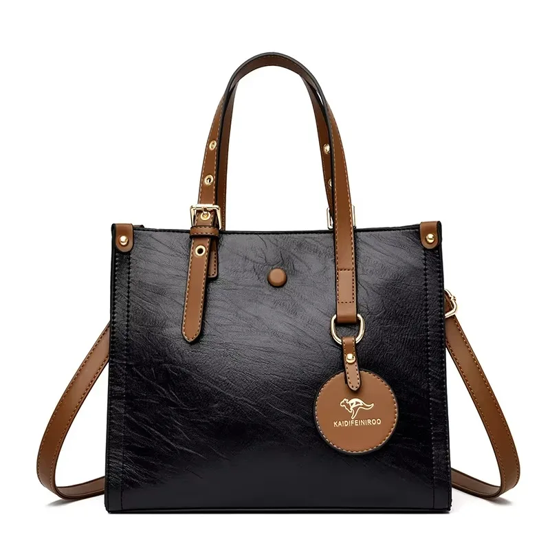Luxury Handbag Fashion Print Large Capacity Soft Leather Women Shoulder Crossbody Bag Leisure Designer Ladies Purses and Handbag Luxury Handbag Fashion Print Large Capacity Soft Leather Women Shoulder Crossbody Bag Leisure Designer Ladies Purses and Handbag - Image 34