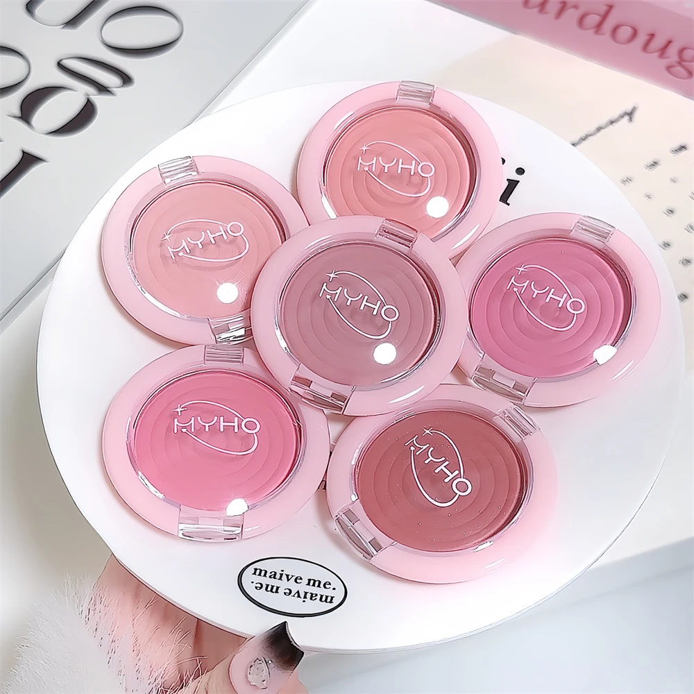Whirlpool Blush Powder Palette Matte Low Saturation Rubber Grey Pink Expanding Color Buildable Brighten Highlight Natural Makeup Whirlpool Blush Powder Palette Matte Low Saturation Rubber Grey Pink Expanding Color Buildable Brighten Highlight Natural Makeup - Image 6