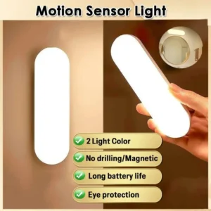 Wireless night light LED motion sensor light USB rechargeable magnetic wardrobe bedroom wardrobe kitchen aisle tube detector bul