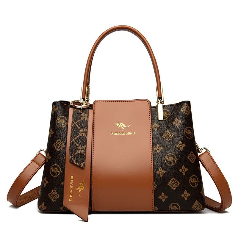 Luxury Handbag Fashion Print Large Capacity Soft Leather Women Shoulder Crossbody Bag Leisure Designer Ladies Purses and Handbag Luxury Handbag Fashion Print Large Capacity Soft Leather Women Shoulder Crossbody Bag Leisure Designer Ladies Purses and Handbag - Image 26