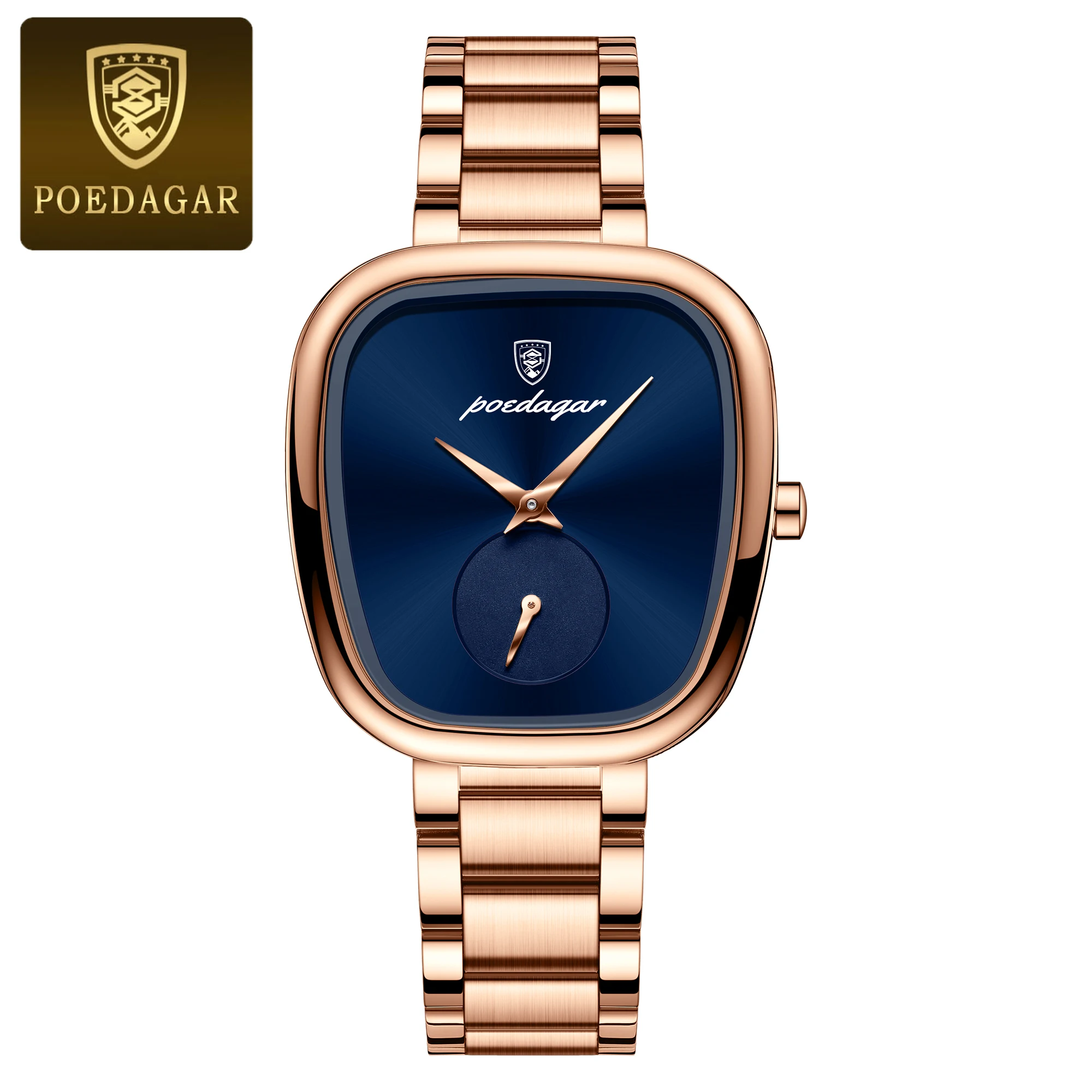 POEDAGAR Luxury Woman Watch Waterproof Stainless Steel Ladies Watch Fashion Quartz Women's Watches Elegant Simple Female Clock POEDAGAR Luxury Woman Watch Waterproof Stainless Steel Ladies Watch Fashion Quartz Women's Watches Elegant Simple Female Clock - Image 9