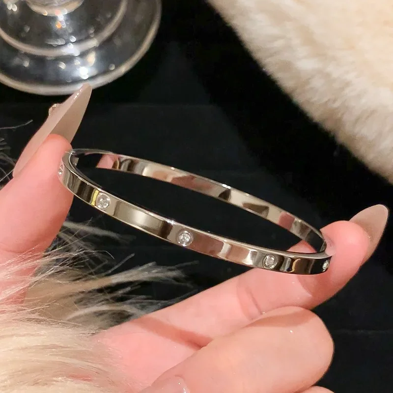 Silver Color Stainless Steel Colorfast Bracelets Skyful Star Bracelet Set for Women Fashion Light Luxury Jewelry Gifts Wholesale Silver Color Stainless Steel Colorfast Bracelets Skyful Star Bracelet Set for Women Fashion Light Luxury Jewelry Gifts Wholesale - Image 13