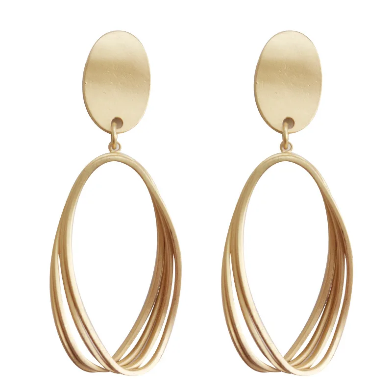 Trendy Korean Minimalist Statement Clip Earrings Jewelry Elegant Gold Color Goemtric Clip Earrings Without Piercing for Women Trendy Korean Minimalist Statement Clip Earrings Jewelry Elegant Gold Color Goemtric Clip Earrings Without Piercing for Women - Image 6