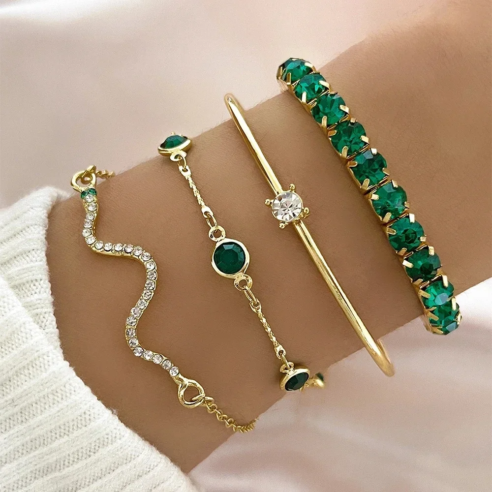 3 Pcs/set Geometric Twisted Lines Irregular Shaped Open Cuff Bracelet and Bangle Set for Women Punk Exaggerated Style Accessor 3 Pcs/set Geometric Twisted Lines Irregular Shaped Open Cuff Bracelet and Bangle Set for Women Punk Exaggerated Style Accessor - Image 11