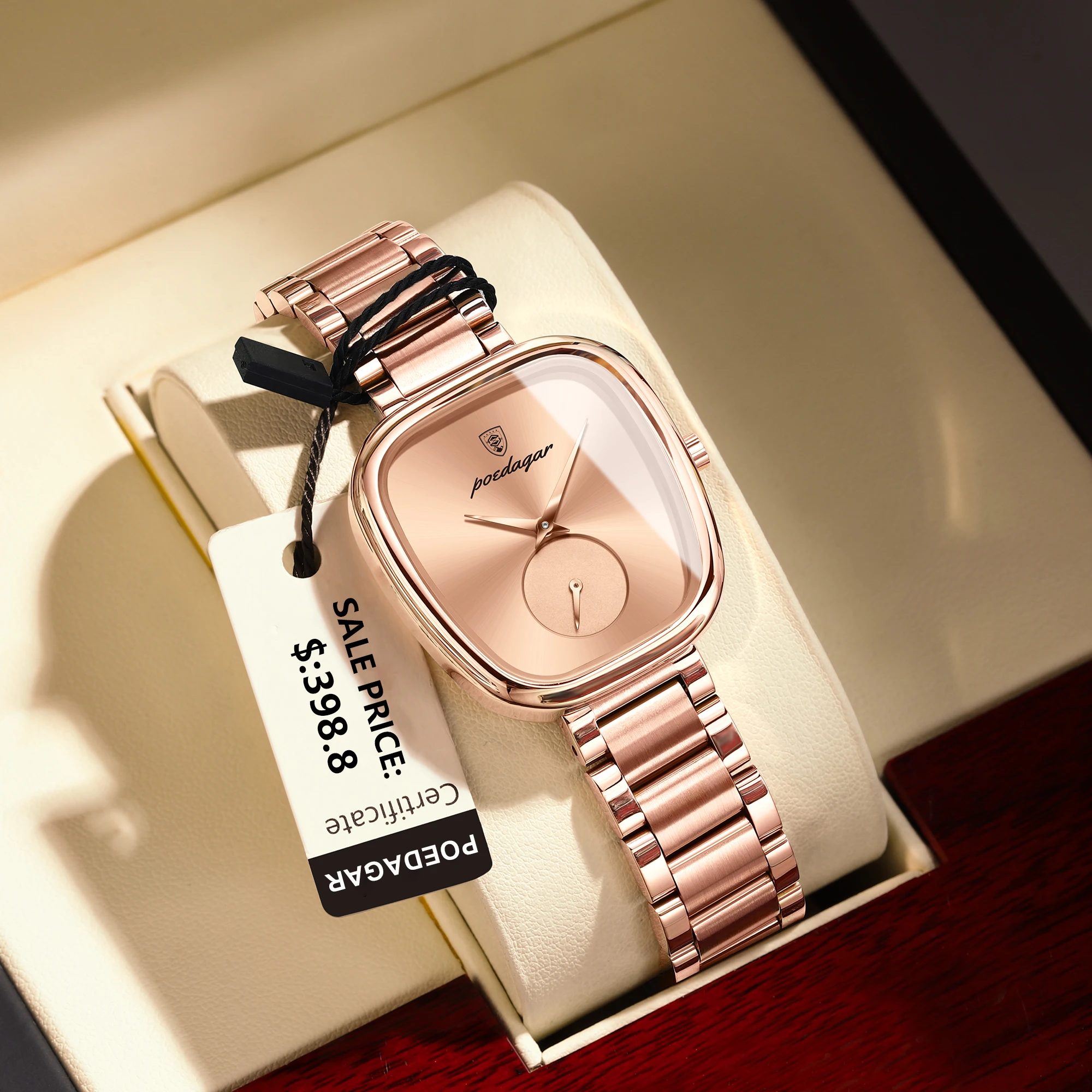 POEDAGAR Luxury Woman Watch Waterproof Stainless Steel Ladies Watch Fashion Quartz Women's Watches Elegant Simple Female Clock POEDAGAR Luxury Woman Watch Waterproof Stainless Steel Ladies Watch Fashion Quartz Women's Watches Elegant Simple Female Clock - Image 2
