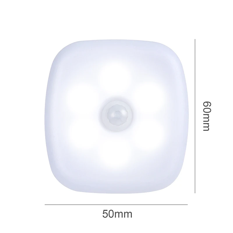 1/2pcs Wireless LED Night Light Motion Sensor EU Plug Children's Nights Light Night Lamp For Home Bedsides Table Bedroom Hallway 1/2pcs Wireless LED Night Light Motion Sensor EU Plug Children's Nights Light Night Lamp For Home Bedsides Table Bedroom Hallway - Image 7