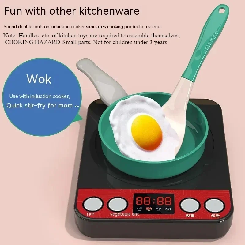 Kids Kitchen Toys Set 92/86/69/59PCS Play Kitchen Accessories Kit with Play Pots Pretend Food Cooking Toy Toddler Girls Boy Gift Kids Kitchen Toys Set 92/86/69/59PCS Play Kitchen Accessories Kit with Play Pots Pretend Food Cooking Toy Toddler Girls Boy Gift - Image 3