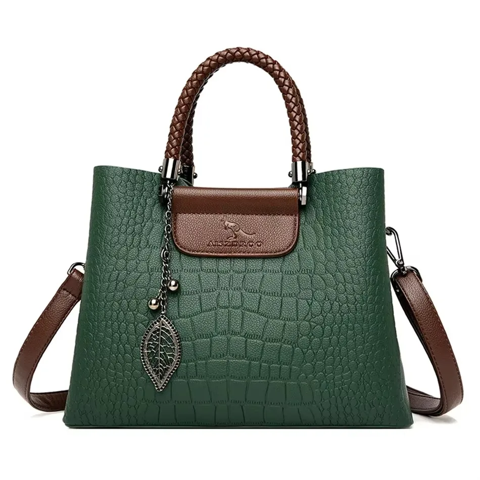 Luxury Handbag Fashion Print Large Capacity Soft Leather Women Shoulder Crossbody Bag Leisure Designer Ladies Purses and Handbag Luxury Handbag Fashion Print Large Capacity Soft Leather Women Shoulder Crossbody Bag Leisure Designer Ladies Purses and Handbag - Image 9