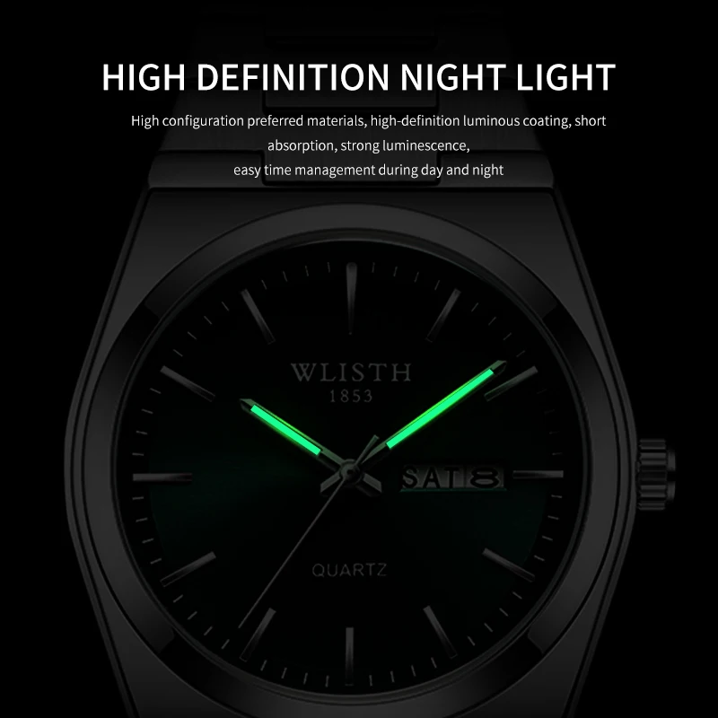 WLISTH Luxury Men Watch Waterproof Fashion Business Watch Stainless Steel Watch For Man Casual Quartz Watches Male Sport reloj WLISTH Luxury Men Watch Waterproof Fashion Business Watch Stainless Steel Watch For Man Casual Quartz Watches Male Sport reloj - Image 6