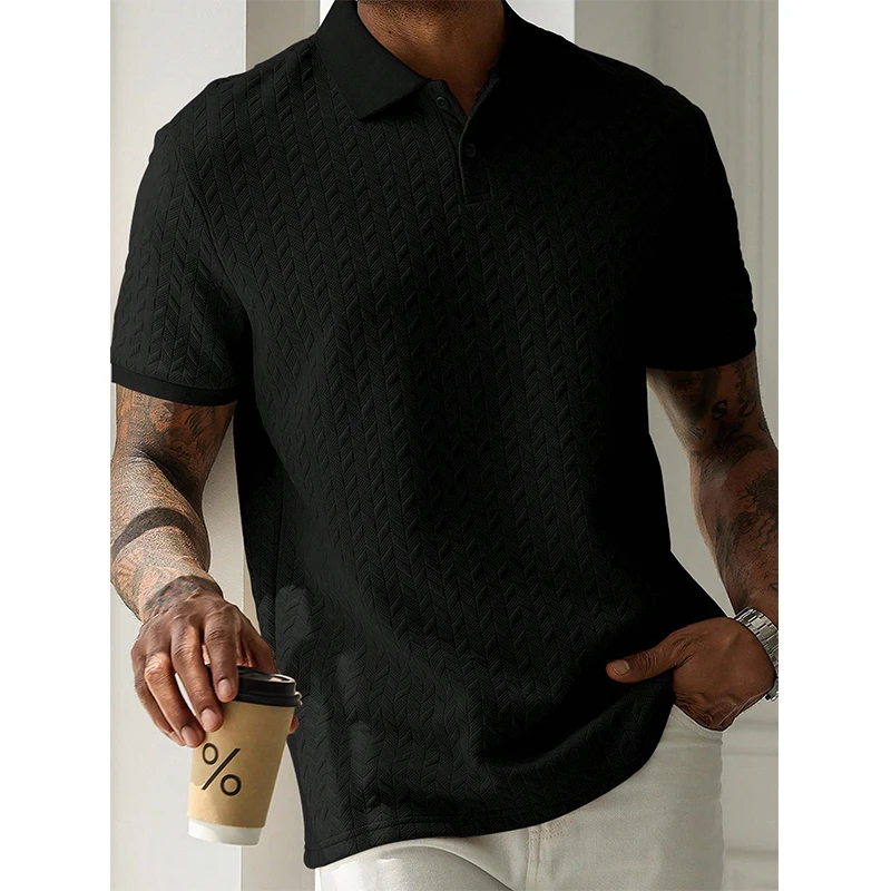 Mens Polo Shirt Summer Short Sleeve Male Polos Streetwear Man Tops Solid Color Poloshirt Brand Breathable Male Polo Shirts Men Mens Polo Shirt Summer Short Sleeve Male Polos Streetwear Man Tops Solid Color Poloshirt Brand Breathable Male Polo Shirts Men - Image 3
