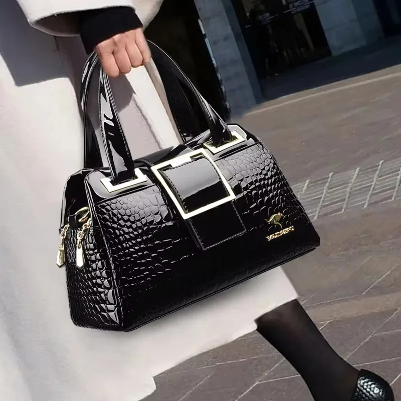 Luxury Handbag Fashion Print Large Capacity Soft Leather Women Shoulder Crossbody Bag Leisure Designer Ladies Purses and Handbag Luxury Handbag Fashion Print Large Capacity Soft Leather Women Shoulder Crossbody Bag Leisure Designer Ladies Purses and Handbag - Image 33