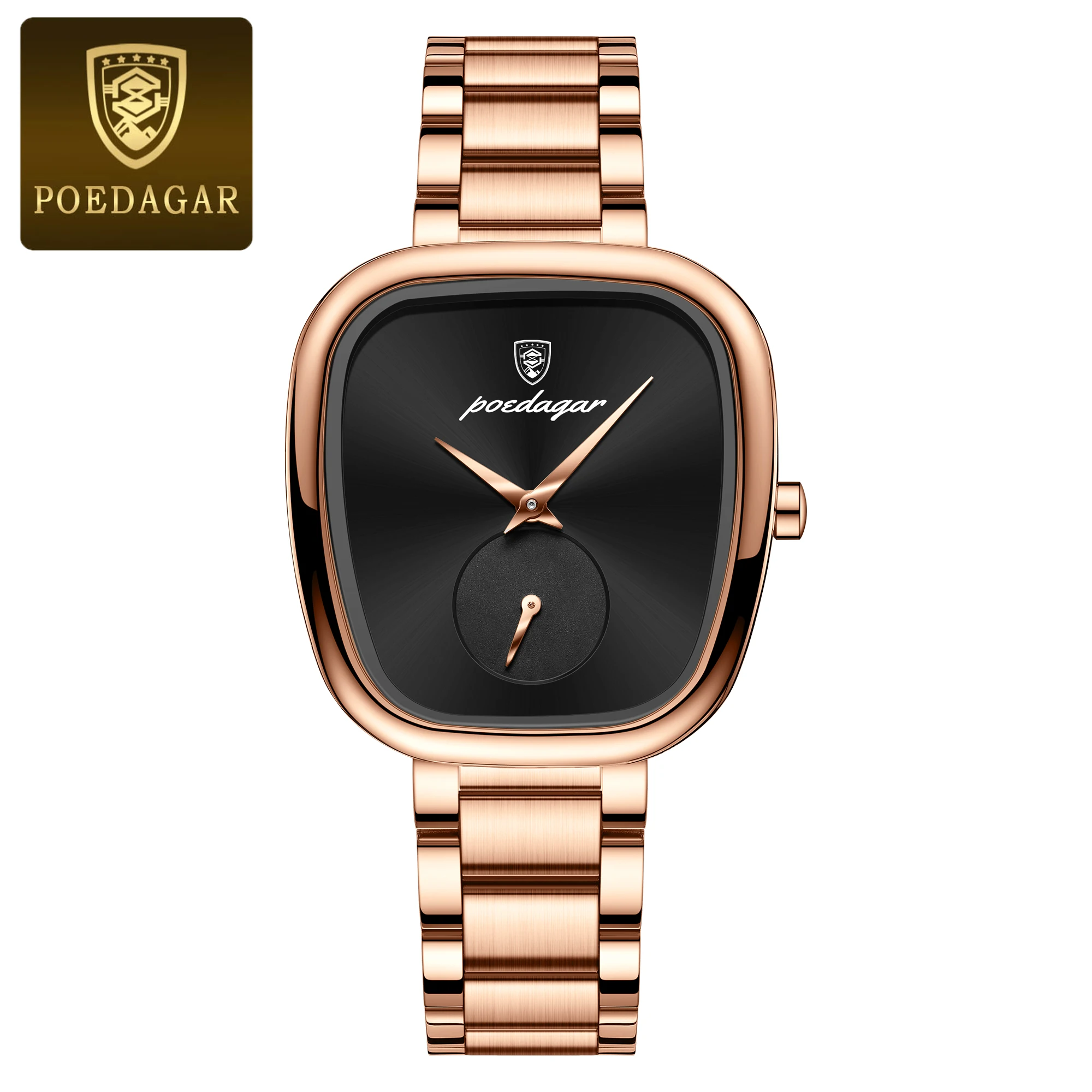 POEDAGAR Luxury Woman Watch Waterproof Stainless Steel Ladies Watch Fashion Quartz Women's Watches Elegant Simple Female Clock POEDAGAR Luxury Woman Watch Waterproof Stainless Steel Ladies Watch Fashion Quartz Women's Watches Elegant Simple Female Clock - Image 11