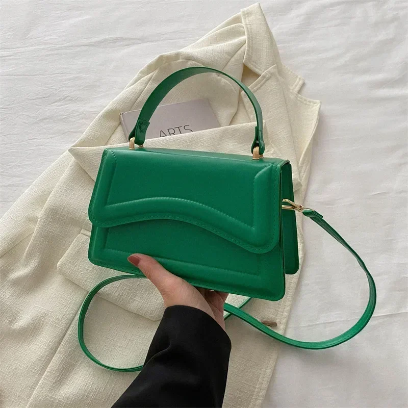 High Quality PU Leather Handbag Purse Women's Bag Solid Color Shoulder Crossbody Bags Lady Messenger Small Tote for Women Girls High Quality PU Leather Handbag Purse Women's Bag Solid Color Shoulder Crossbody Bags Lady Messenger Small Tote for Women Girls - Image 7