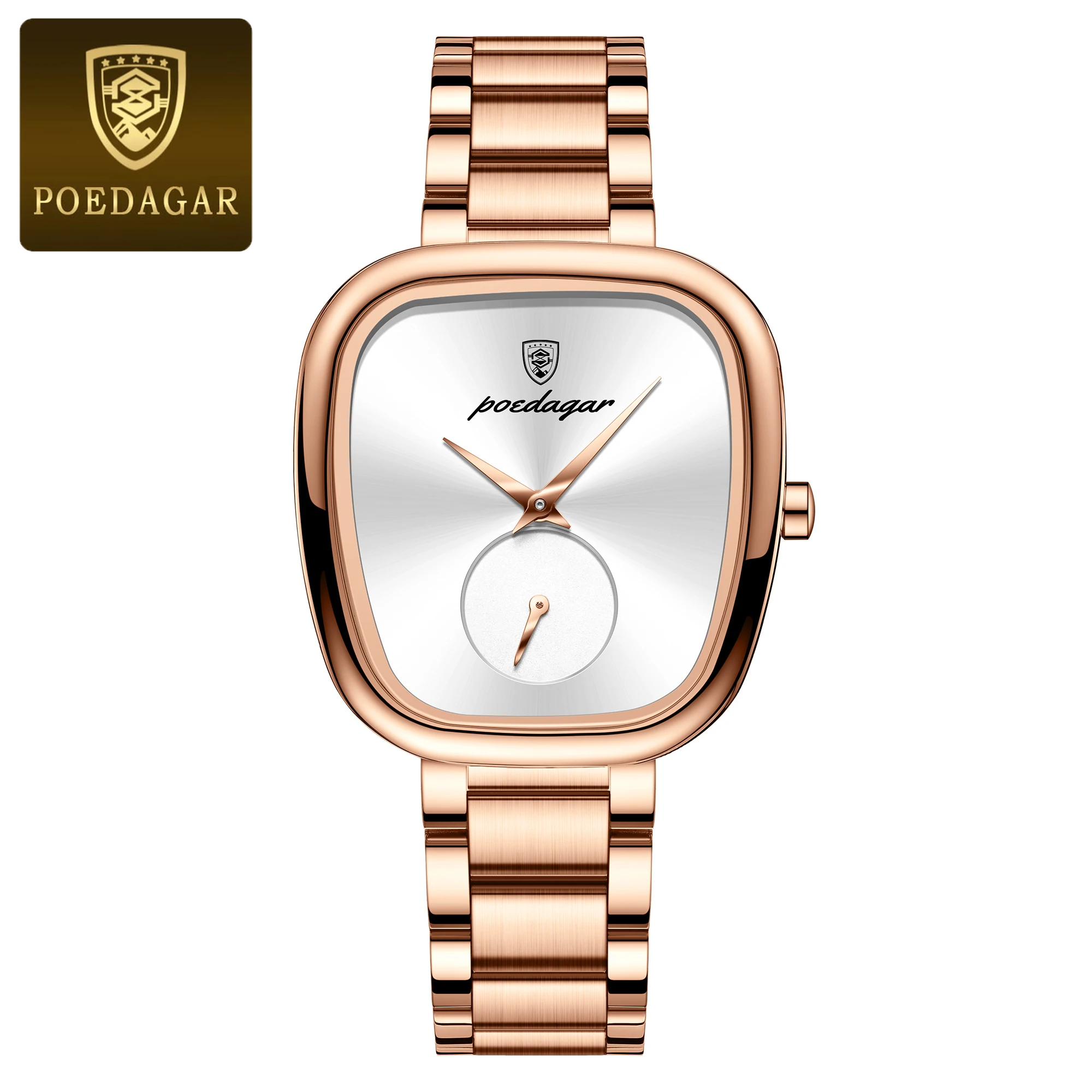 POEDAGAR Luxury Woman Watch Waterproof Stainless Steel Ladies Watch Fashion Quartz Women's Watches Elegant Simple Female Clock POEDAGAR Luxury Woman Watch Waterproof Stainless Steel Ladies Watch Fashion Quartz Women's Watches Elegant Simple Female Clock - Image 14