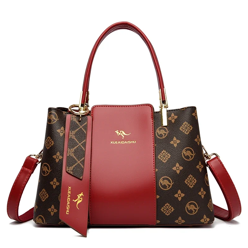 Luxury Handbag Fashion Print Large Capacity Soft Leather Women Shoulder Crossbody Bag Leisure Designer Ladies Purses and Handbag Luxury Handbag Fashion Print Large Capacity Soft Leather Women Shoulder Crossbody Bag Leisure Designer Ladies Purses and Handbag - Image 28