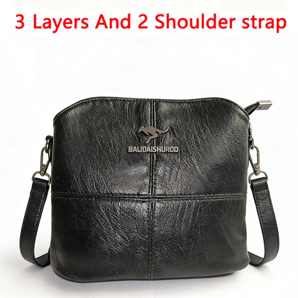 Luxury Handbag Fashion Print Large Capacity Soft Leather Women Shoulder Crossbody Bag Leisure Designer Ladies Purses and Handbag Luxury Handbag Fashion Print Large Capacity Soft Leather Women Shoulder Crossbody Bag Leisure Designer Ladies Purses and Handbag - Image 25