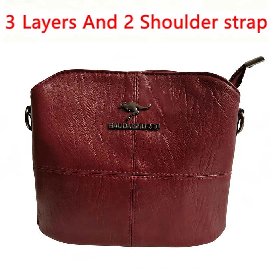 Luxury Handbag Fashion Print Large Capacity Soft Leather Women Shoulder Crossbody Bag Leisure Designer Ladies Purses and Handbag Luxury Handbag Fashion Print Large Capacity Soft Leather Women Shoulder Crossbody Bag Leisure Designer Ladies Purses and Handbag - Image 27