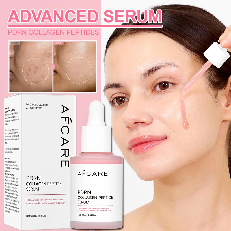 Collagen Peptide Facial Serum Targets Dull Skin Boosts Skin Elasticity Stimulates Skin Renewal Repair Salmon PDRN KOREAN Product Collagen Peptide Facial Serum Targets Dull Skin Boosts Skin Elasticity Stimulates Skin Renewal Repair Salmon PDRN KOREAN Product