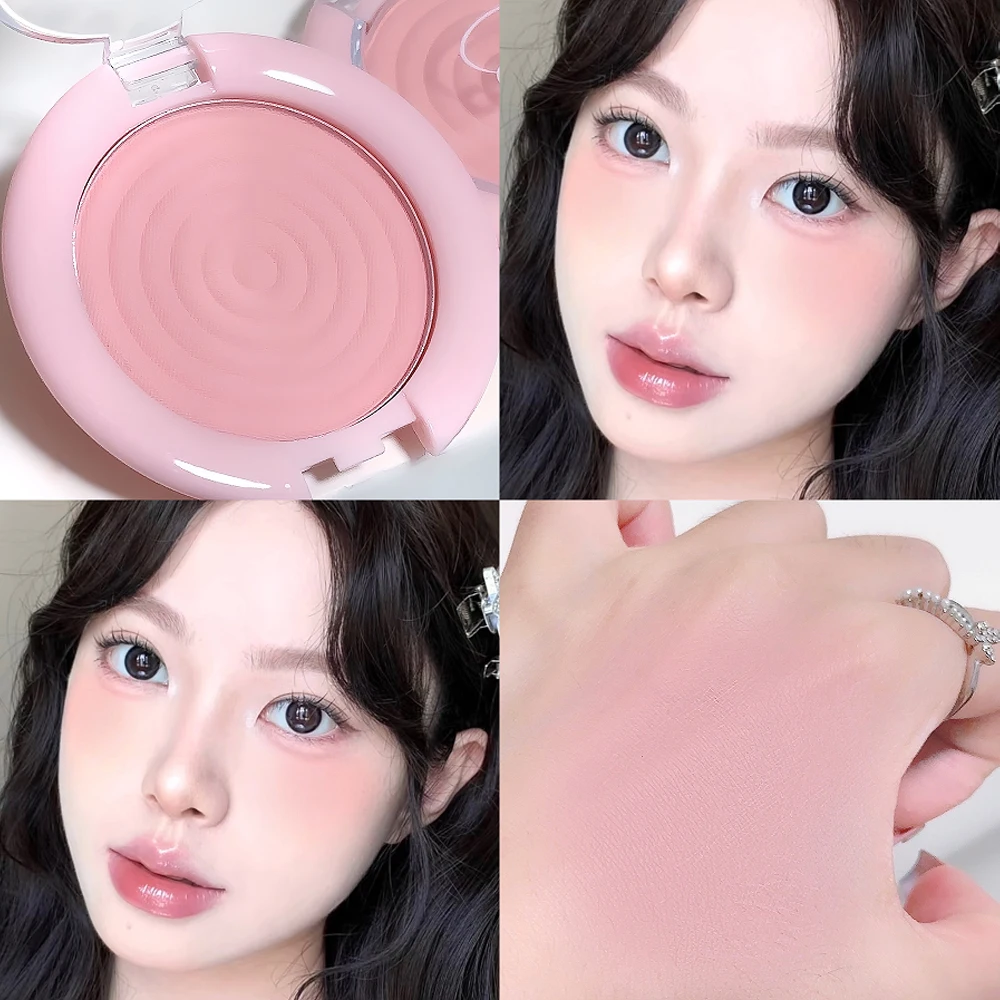 Whirlpool Blush Powder Palette Matte Low Saturation Rubber Grey Pink Expanding Color Buildable Brighten Highlight Natural Makeup Whirlpool Blush Powder Palette Matte Low Saturation Rubber Grey Pink Expanding Color Buildable Brighten Highlight Natural Makeup - Image 9