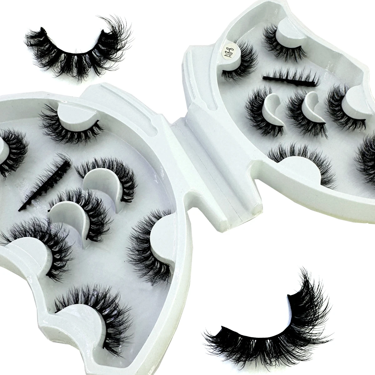 HBZGTLAD 5/8 Pairs of Natural Russian Striped Mink Lashes 3D False Lashes Volume Wavy False Lashes Eyelash Extensions Makeup HBZGTLAD 5/8 Pairs of Natural Russian Striped Mink Lashes 3D False Lashes Volume Wavy False Lashes Eyelash Extensions Makeup - Image 23