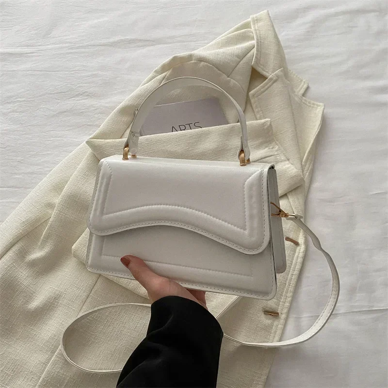 High Quality PU Leather Handbag Purse Women's Bag Solid Color Shoulder Crossbody Bags Lady Messenger Small Tote for Women Girls High Quality PU Leather Handbag Purse Women's Bag Solid Color Shoulder Crossbody Bags Lady Messenger Small Tote for Women Girls - Image 9