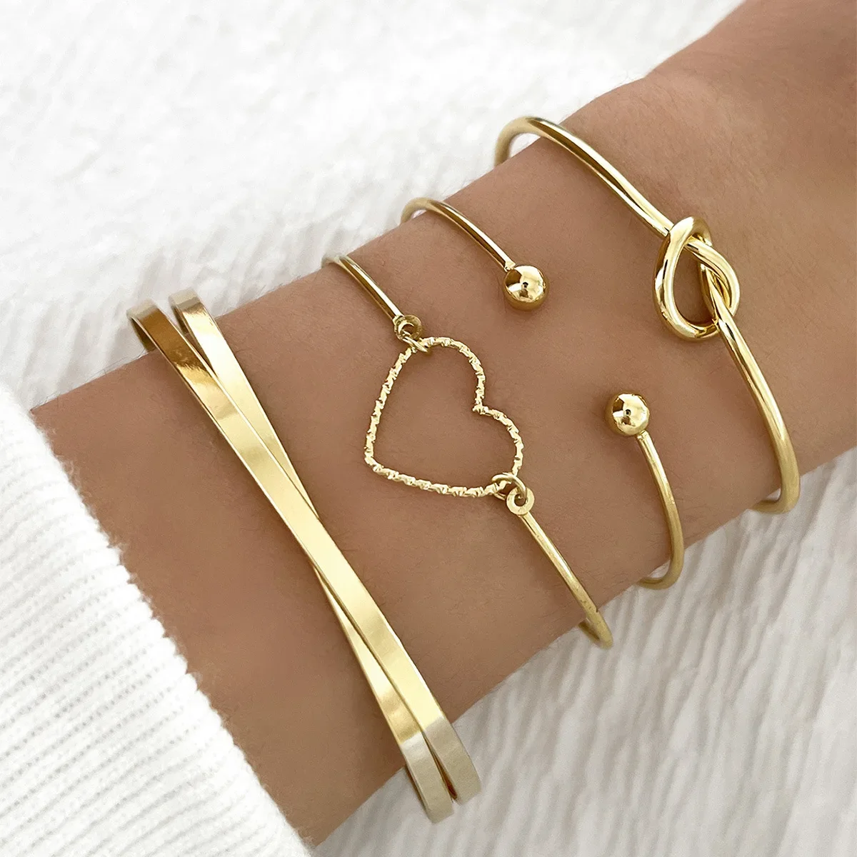 Silver Color Stainless Steel Colorfast Bracelets Skyful Star Bracelet Set for Women Fashion Light Luxury Jewelry Gifts Wholesale Silver Color Stainless Steel Colorfast Bracelets Skyful Star Bracelet Set for Women Fashion Light Luxury Jewelry Gifts Wholesale - Image 22