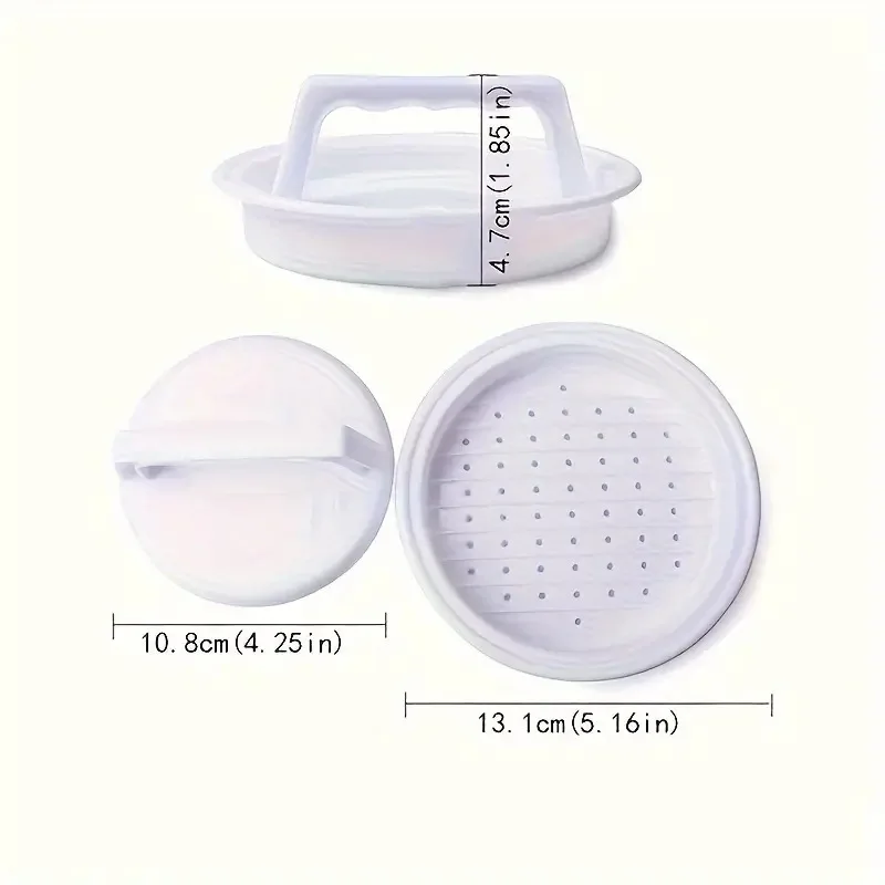 Plastic Burger Multi-Purpose Meat Press Hamburger Press Hamburger Meatloaf Mould Kitchen Tools Burger Press Plastic Burger Multi-Purpose Meat Press Hamburger Press Hamburger Meatloaf Mould Kitchen Tools Burger Press - Image 6