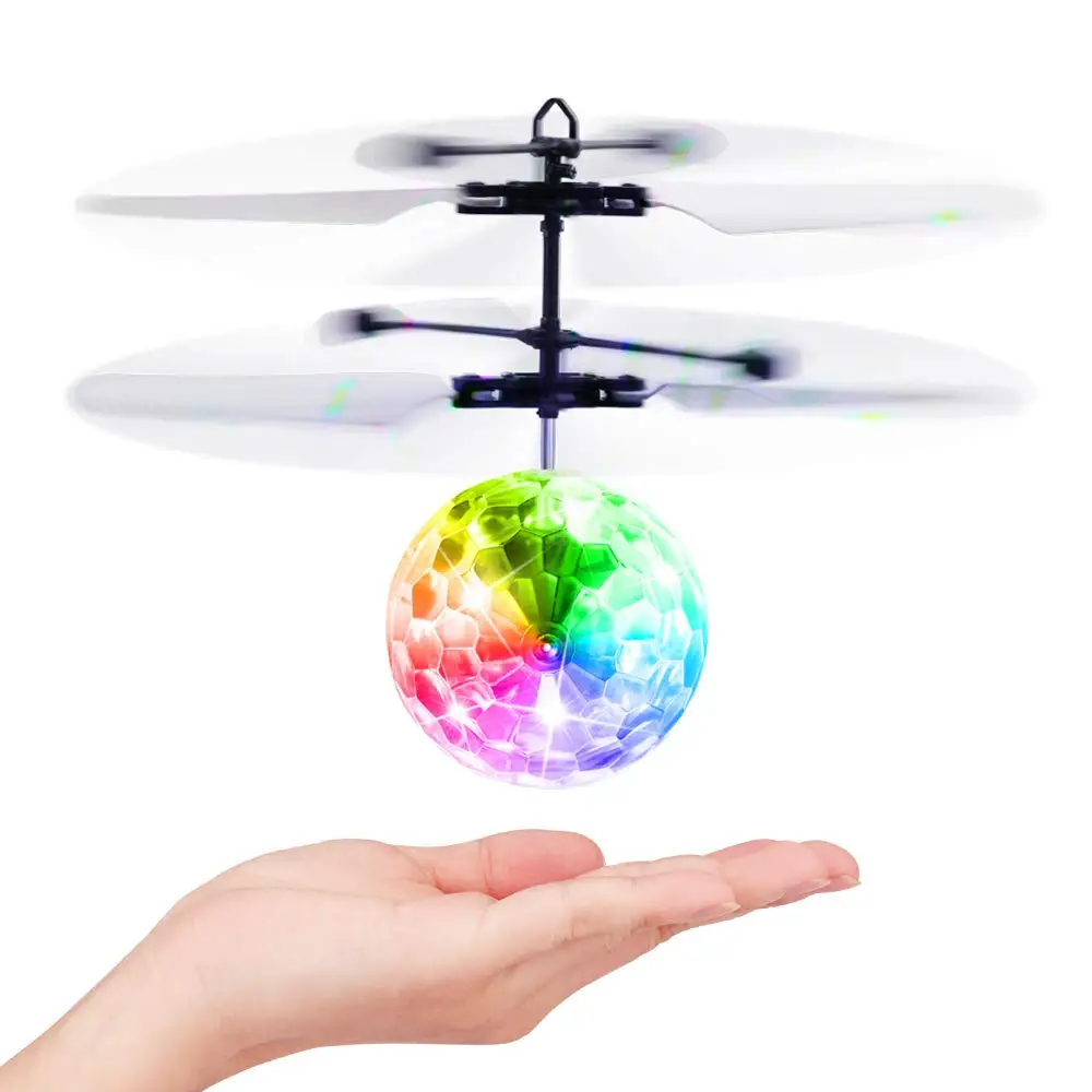 Led Light Suspension Crystal Ball Infrared Induction RC Gesture Control Colorful Glowing Toys Unique Gift for Kids Led Light Suspension Crystal Ball Infrared Induction RC Gesture Control Colorful Glowing Toys Unique Gift for Kids