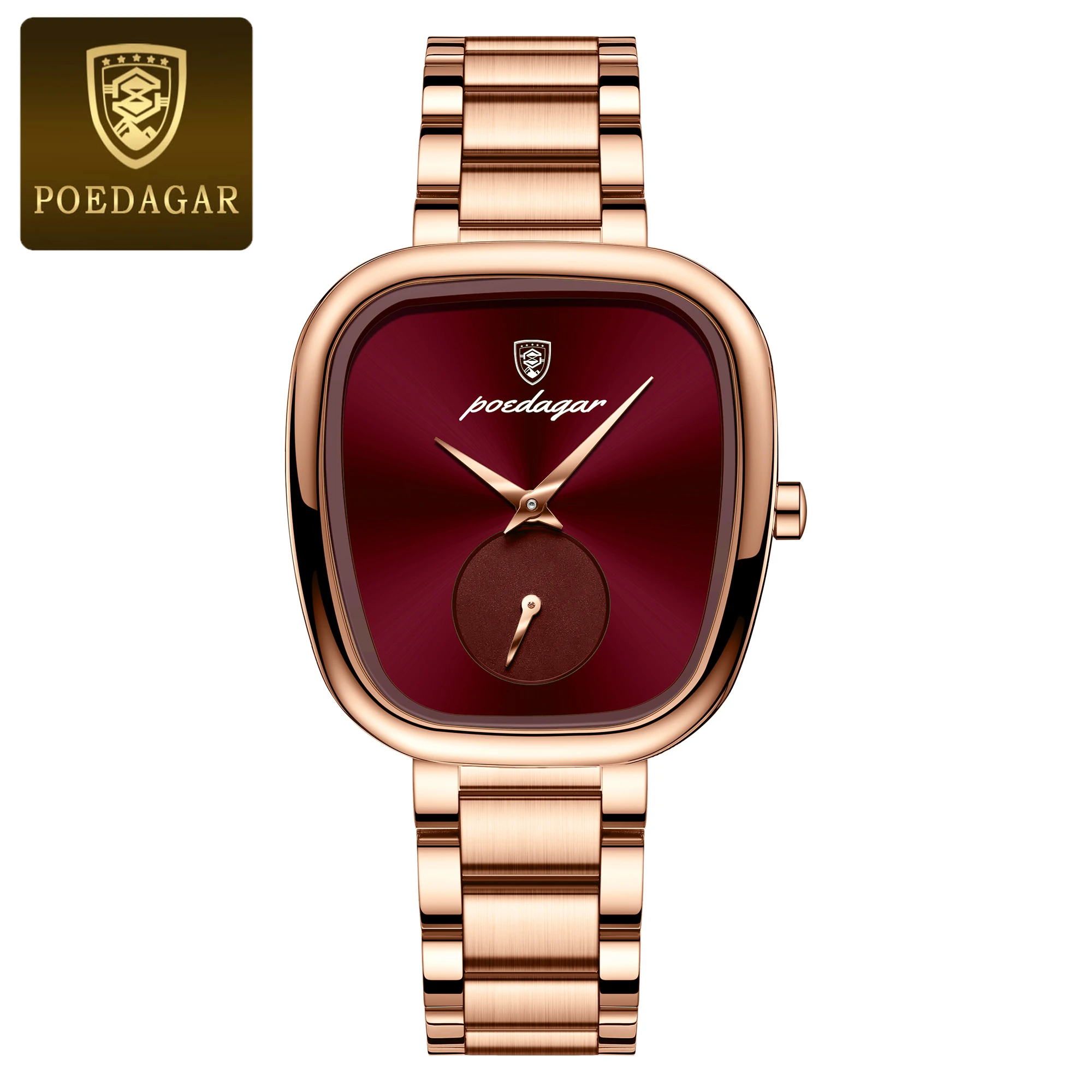 POEDAGAR Luxury Woman Watch Waterproof Stainless Steel Ladies Watch Fashion Quartz Women's Watches Elegant Simple Female Clock POEDAGAR Luxury Woman Watch Waterproof Stainless Steel Ladies Watch Fashion Quartz Women's Watches Elegant Simple Female Clock - Image 12